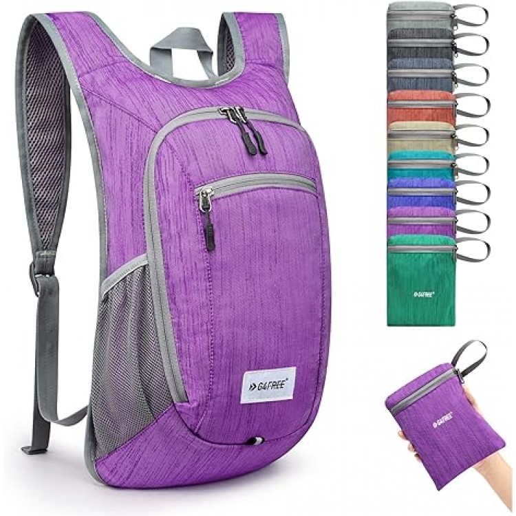 G4Free 10L/15L Hiking Backpack Lightweight Packable Hiking Daypack Small Travel Outdoor Foldable Shoulder Bag