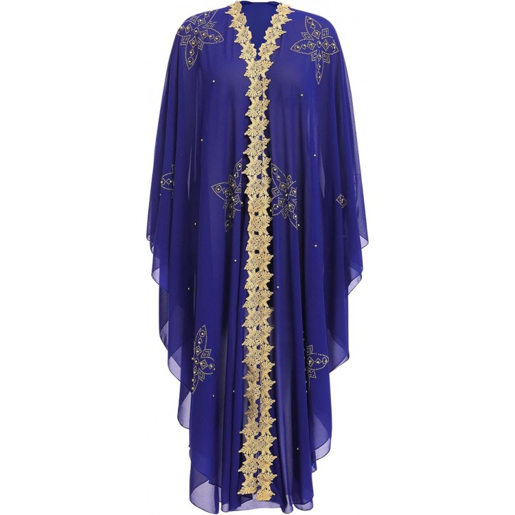 Women Muslim Dress Abayas Loose Maxi Caftan Dress Gown Hooded Beaded Kaftan Islamic Robe Dubai Outfit Women Muslim Dress Abayas Loose Maxi Caftan Dress Gown Hooded Beaded Kaftan Islamic Robe Dubai Outfit