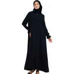 Abaya for Muslim Women | Zipper Front Long Sleeve Modest Abayas Prayer Dresses | Iraq Modest Fashion