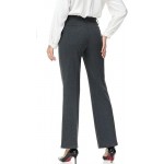Women's Comfort Flex Waist Straight Leg Dress Pants