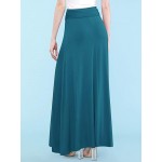 Women's Solid Basic Lightweight Floor Length Flare Long Maxi Lounge Skirt (S~3XL) Women's Solid Basic Lightweight Floor Length Flare Long Maxi Lounge Skirt (S~3XL)